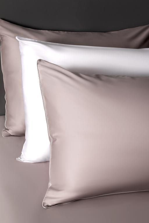 Alicia Bias King Size 100% Cotton - 300TC Satin Duvet Cover - Powder 8682116978316