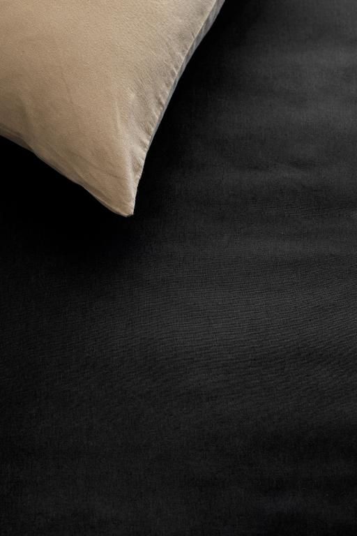 Manon King Size Plus 100% Cotton Ranforce Fitted Sheet - Black 8684427058039