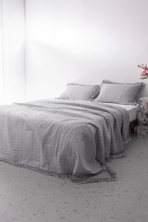 Maryon Double Bedspread - Gray 8684427043110