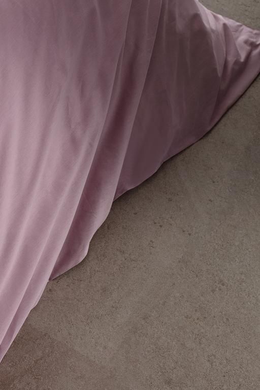 Manon King Size 100% Cotton Ranforce Plain Duvet Cover - Light Purple 8684427061350