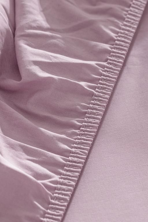 Manon Single 100% Cotton Elastic Ranforce Fitted Sheet - Rose Dried 8684427038284