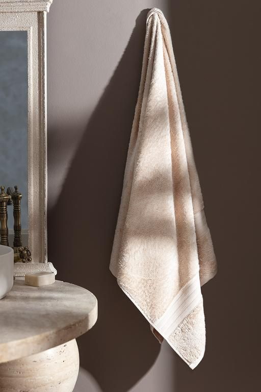 Angelique Hand Towel - Dark Beige - 30x45 cm