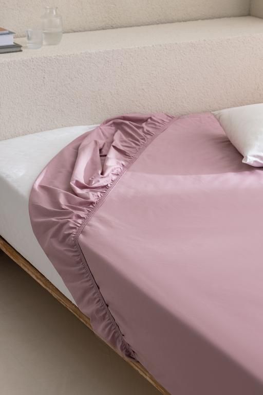 Manon Single Plus 100% Cotton Ranforce Fitted Sheet - Rose Dry 8684427057865