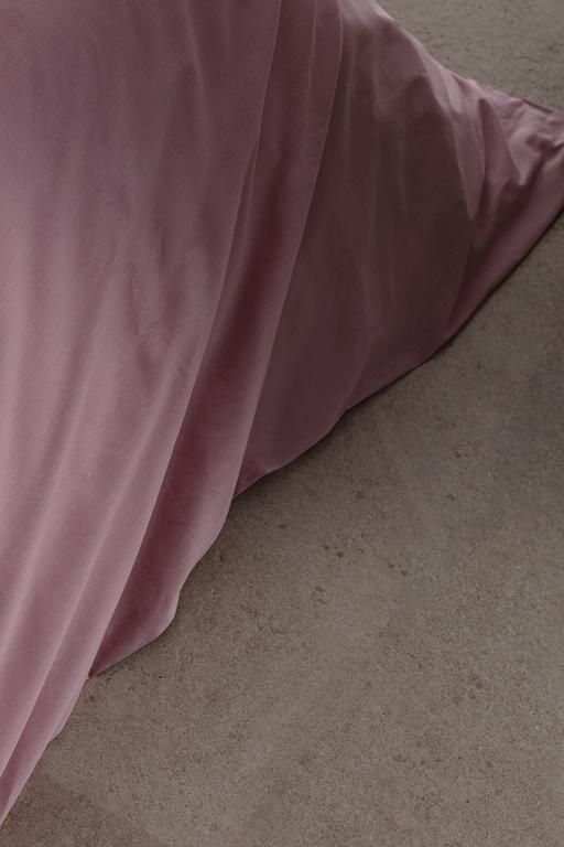 Manon Double 100% Cotton Ranforce Plain Duvet Cover - Rose Dry 8684427057063