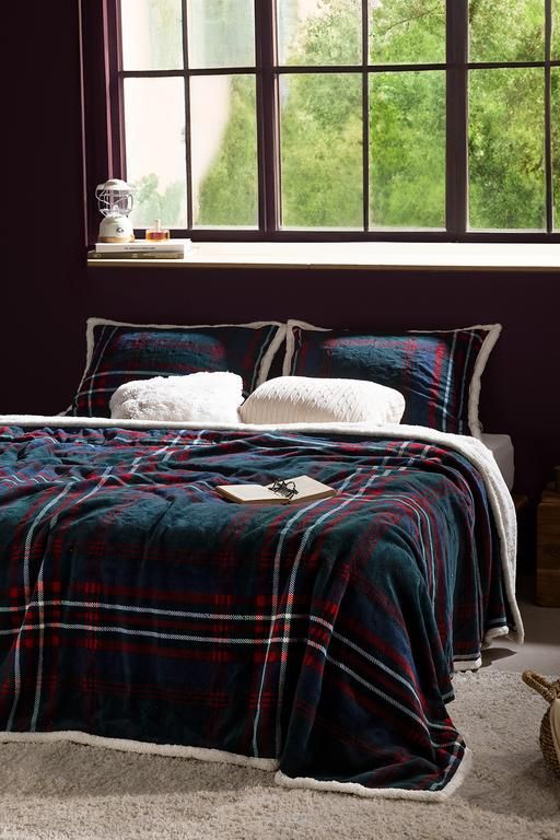 Palloys Sherpa Single Bedspread - Navy Blue 8684427117736